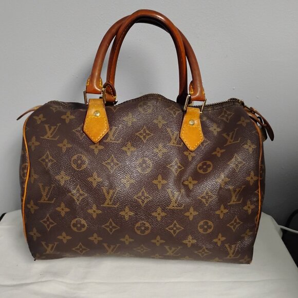 ❤️Vintage LOUIS VUITTON 2008 Doctors Bag Speedy 30 Purse +318 Lock AS IS - Picture 1 of 15